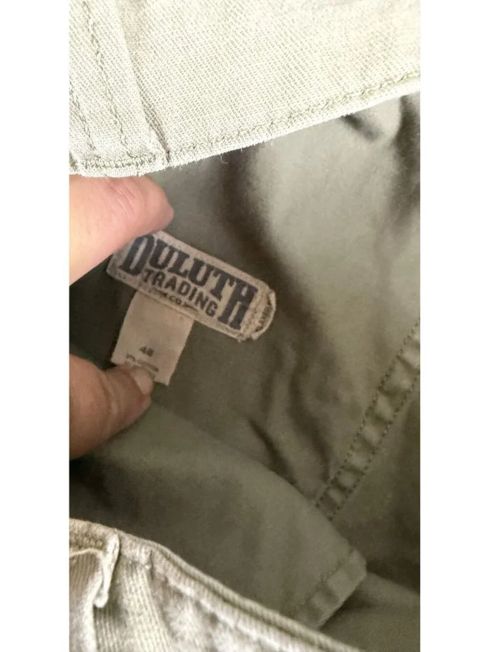 Duluth Trading Flex Ballroom Khaki Shorts Mens Size 48 Beige